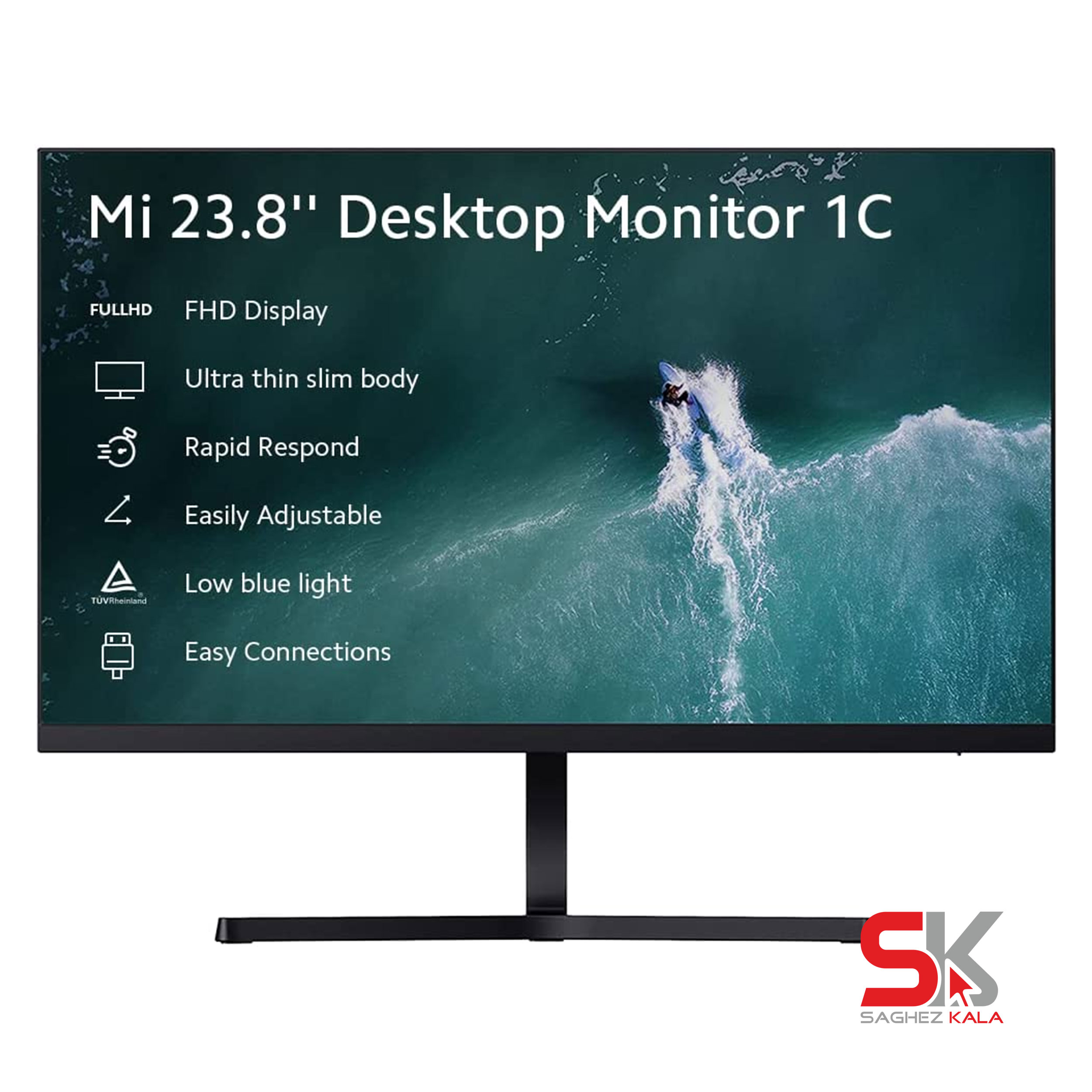 مانیتور 23.8 اینچ شیائومی مدل Xiaomi Mi Desktop Monitor 1C